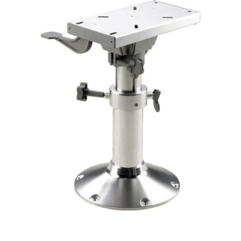 Vetus PCMS3547 - Manually Adjustable Seat Pedestal with Slide, Height 35-47cm
