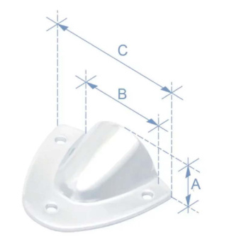 Lalizas 92789 - Vent Cover, Stainless Steel 316, 16.3x33x54.10mm