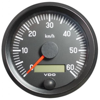 VDO 437-035-001C - Cockpit International Speedometer 60 Km/h 80mm