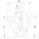 Hollex Fender Hook 35x31mm Stainless Steel 316