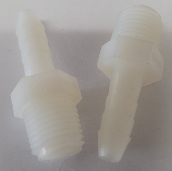 Parker 30-0406 1/4" MNPT × 1/4" Hose Nylon Adapter