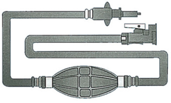 Osculati 52.731.76 - Fuel Pipe With 2 MERCURY/MARINER Joints