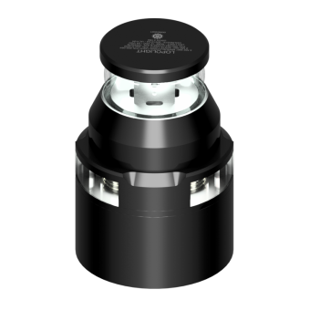 Lopolight 200-064+012G2-B - Navigation Light 5NM 360° White Manoeuvre + 2NM White (Black), 0.7m