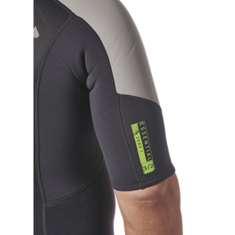 Plastimo P203221 - Essential 3/2mm Neoprene Wetsuit - Men's Shorty Black/Grey Size L