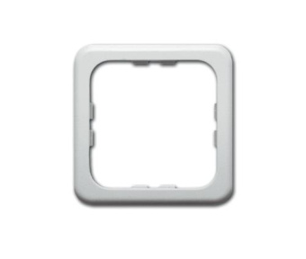 Inprojal Cover Frame (1) 60x60mm Smooth/Glossy White