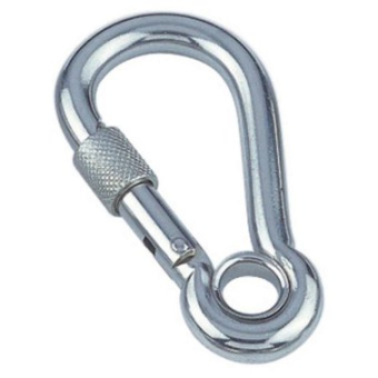Euromarine Carabiner Hook With Safety Screw Ø8 X 80mm