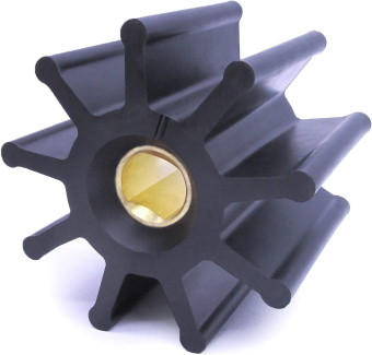 Jabsco 18786-0001B - Impeller B118xH88.9 Shaft 25.4 Double Flat 9-Blade
