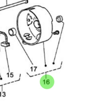 Nanni Diesel 970313924 - Starter Motor Bolt for N2.14 Engines