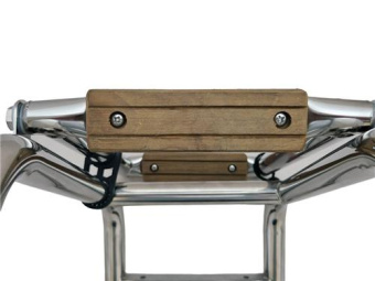 Hollex Foldable Swimming Ladder AISI316 3 Steps Teak