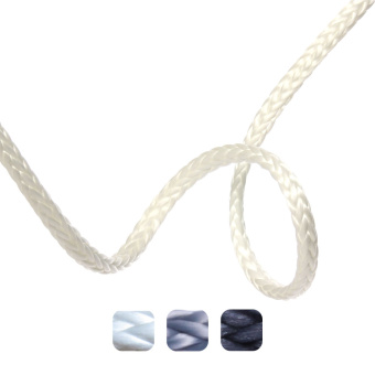 English Braids 34760200900 12-Strand Pre-Stretched Polyester 4mm Black