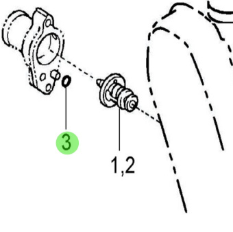 Nanni Diesel 970312048 - O-Ring Seal for T4 Series Engines