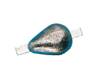 MgDuff Zinc Teardrop Weld-On Hull & Rudder Anodes ZD76 / ZD77