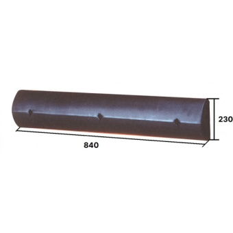 Straight Fender Black