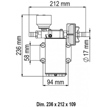 Marco UP6/E 12 V Pump