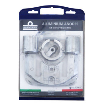 Tecnoseal Aluminium Anodes Kit For Mercruiser Bravo I