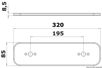 Osculati 40.176.40 - Plate For Modular System