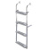 Nuova Rade 55702 - Foldable Ladder, 2+3 Steps, Stainless Steel 316, 90⁰, 1150x325mm