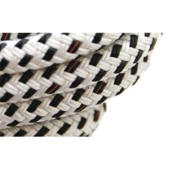 Gleistein ropes Bavaria White - Black Polyester Rope Ø12mm