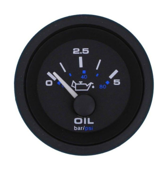 Veethree 84260FE - Premier Pro Oil Pressure Meter 5 Bar (VDO)