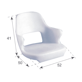 Barka Shockproof Polyethylene Seat Shell