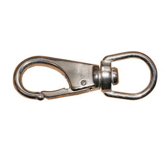 AISI 316 Snap Shackle With Swivel Eye 85 mm