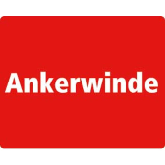 Marine Anchor Windlass Identification Sticker "Ankerwinde", German, Soft PVC, 80×100 mm