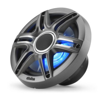 Clarion 010-03048-00 - Premium 6.5 Inch Series Speaker Sport Grille With LEDs White And Grey
