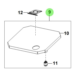 Bukh 00900-BS1C0 - Engine Cover Assembly for S270J Engines