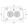 Ultraflex Dual Thru-hull Hose Kit White