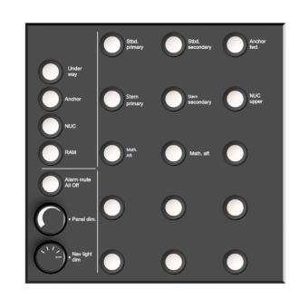 Lopolight 500-111-15-2 - Compact Control Panel for NLC, 15 Ch, Light Dim