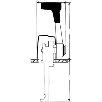 SeaStar Dual Action Top Mount Control A80, Standard
