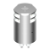Lopolight 300-112G2ST+141ST-CD - Navigation Light 3NM 360° White, Double + 135° Suez Stop Light, Silver