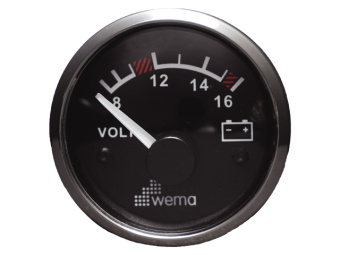 Wema Silverline Voltmeter Ø 58 mm