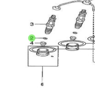 Nanni Diesel 970312309 - Gasket for T4.155 and 4.380TDI Engines