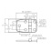 Marine Town Hinge With Cover 56x37 mm