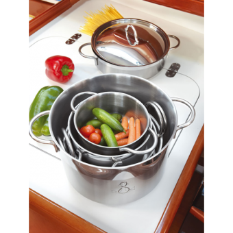 Marine Business Stackable Kitchen Battery Set 11 Pieces