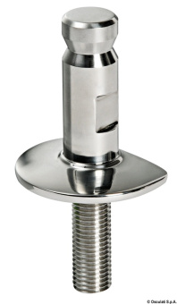 Osculati 41.173.60 Oval AISI 316 Male Stanchion Base for Ø25x1.5 mm Stanchions