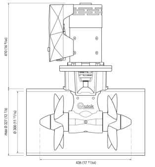 Quick FGBT30250240T00 - Bow Thruster BTQ 300-250kg 24V