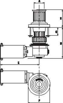 Maxwell P102787 1000 VC 100TDC 12V Vertical Capstan