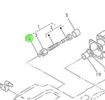 Nanni Diesel 970302057 - O-Ring for Regulator Adjustment System