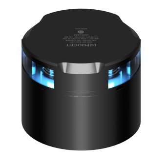 Lopolight 201-022S-B-CD - Navigation Light 4NM 360° Blue/Strobe, Black W/Conn & Alu-Base CD