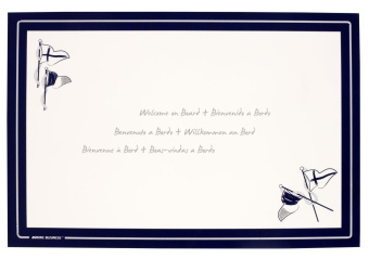 Marine Business Welcome On Board Placemat Set (6 pcs.)