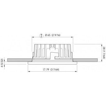 Quick Recessed Spotlight Marina HP