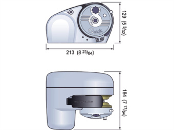 Quick Genius Horizontal Windlass Free Fall 250W/12V/6mm