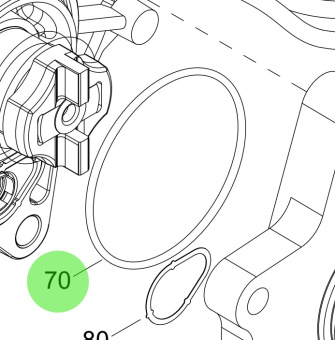 Steyr 2179556-0 - O-Ring 56x2.5 for MO174V40 v1 Engines