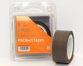 PROtect Tapes Rigging Tape Mask PFTE 0.050 x 25 mm x 10 m Light Grey