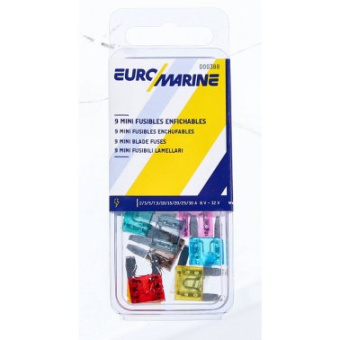 Euromarine Mini Plug-In Fuse - Set Of 9