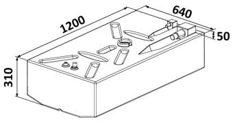 Osculati 52.035.06 - Tank 198l