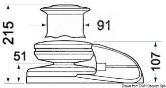 Osculati 02.590.03 - Windlass Solenoid for Lewmar V4 1600W 12V
