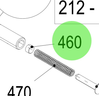 Steyr 2203337-0 - Spacer for Steyr Engine Applications